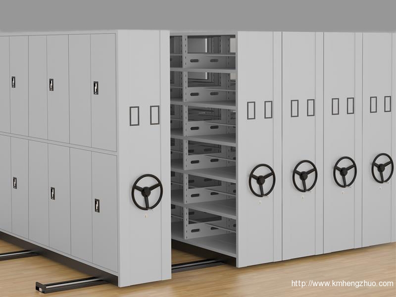 HZ-w30雙門移動密集架(轉盤式)